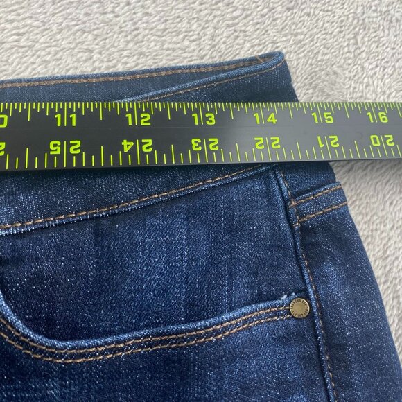 Lee Women Jeans Size 6 Short Regular Fit Straight Leg Mid Rise Blue Denim Casual - Picture 5 of 16
